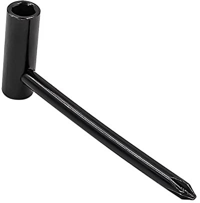 Alnicov Black Guitar Truss Rod Wrench 7mm med korsskruvmejsel för Taylor Guitar