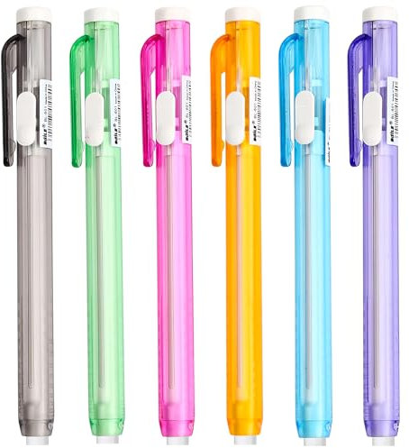 Radiergummi Set, 6 Stück Radiergummi Stift Lustig Radierstifte Radiergummis Radiergummistift Eraser Radierer Radierstift Schulsachen