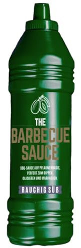 THE BARBECUE SAUCE RAUCHIG SÜß Gastro | BBQ Sauce auf Pflaumenbasis | Fruchtig rauchige Grillsauce | Nr 1. World Champion BBQ Soße | Perfekt als Dip, Glasur & Marinade | GELD-ZURÜCK GARANTIE | 1100g
