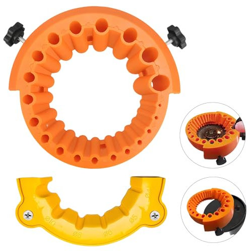 COWANIEE 2 Pcs Drill Bit Sharpener for 2 to 13 MM Drill Bits for Grinding 125 Mm Grinder