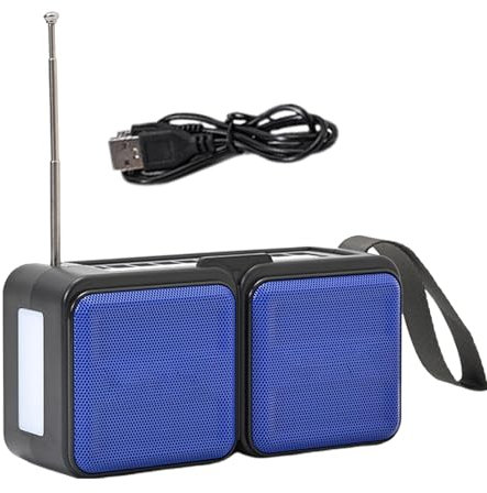 Radio Portable AM/FM - Radio Météo Solaire avec Lampe Torche | Équipement de Survie avec Lampe LED et Alimentation Solaire, Matériel de Camping Compact pour Voyage, Maison et Intérieur