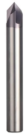 PRXFRWOW 1pc Chamfer End Mill 60/90/120 Degree 3 Flutes Carbide V Groove Router Bit Deburr CNC Milling Cutter(3F-D12.0-R120)