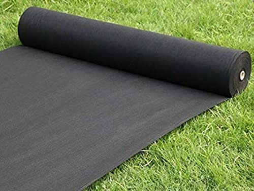 1M x 20M WEED CONTROL FABRIC MEMBRANE GROUND SHEET COVER GARDEN DRIVEWAY Black LARGE BIG UK Delivery (1M x 20M)