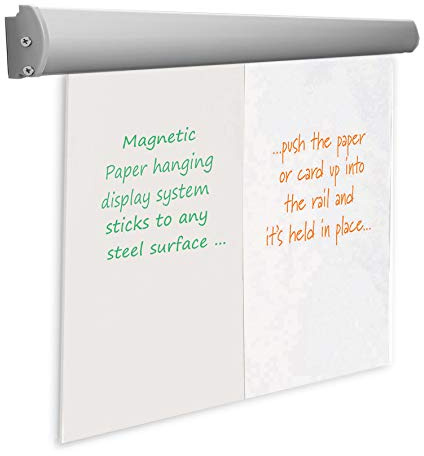 Wonderwall Magnetic Whiteboard, Dry-Wipe, Aluminium Frame (55 x 665 x 30mm)