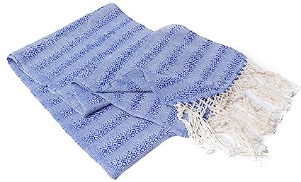 Baby Trapoz Mexican Rebozo Scarf, Shawl, Natural Birth, Royal Blue, 98.5 In