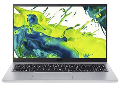 acer, Aspire Go 15, Laptop, 15.6 inches, Full HD IPS Display, Intel Core 5 120U, 8 GB RAM, 512 GB SSD, Intel Graphics, Windows 11 Home, Silver, AG15-72P