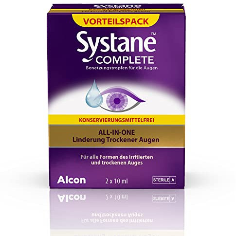 Systane COMPLETE Augentropfen ohne Konservierungsmittel | 2 x 10ml