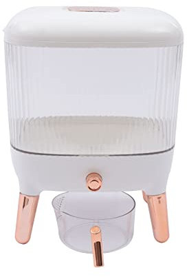 SHZICMY 10 L Reisspender großer versiegelter Getreidebehälter Aufbewahrung mit Reisbecher, Food Storage Container Reisaufbewahrungseimer für Küchenkörner