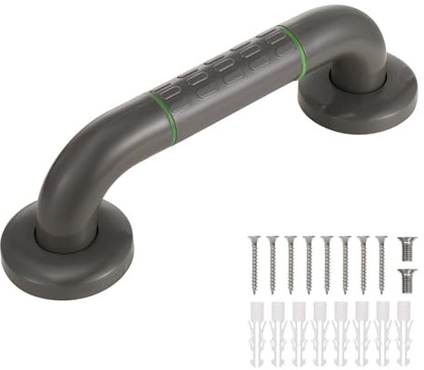 Barre d'appui de sécurité pour salle de bain - 30 cm - Antidérapantes - Pour intérieur et extérieur - Pour cuisine, chambre à coucher, baignoire, douche et marches
