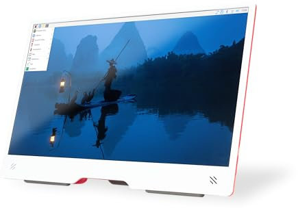 Raspberry Pi Monitor 39,62 cm (15,6) Full-HD, rot/weiß, SC0940