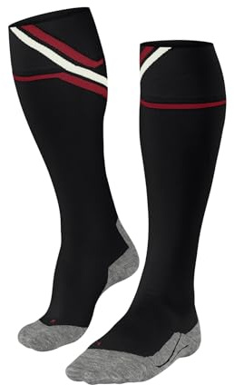 FALKE Calzini da sci da donna SK4 Advanced W Kh, materiale funzionale caldo sottile, 1 paio, nero 3008, 35-36