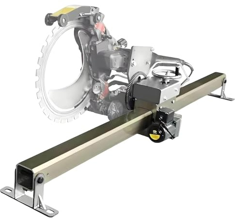 BDJSN Electric Ring Saw Alloy Track, Automatic Walking Cutting Guide with Rotating Rocker, Adjustable Cutting Depth, Wall Cutting Bracket Accessories for Walls, Floors, Slopes