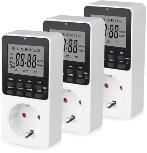3 pezzi regolatore di temperatura interruttore di temperatura: regolatore di temperatura 230 V con sonda, termostato impermeabile per serra, terrario, acquario