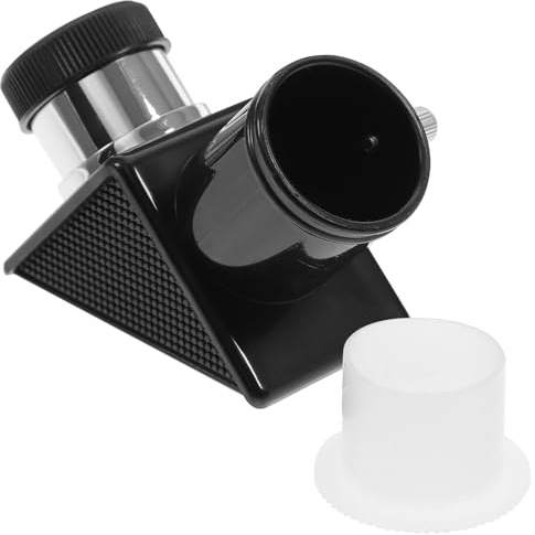 LOLIPPYY Adaptador Diagonal de Espejo para Telescopio Imagen Erguida para Astronomía y Observación Terrestre con Lente Recubierta y Cubierta Antipolvo