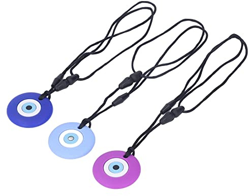 OVAQUIXI Juego de Juguetes de Silicona para la Dentición del bebé, Alivio de Molestias, Portátil y Calmante para Ayuda a la Dentición del bebé, 3 Piezas, Juguete Redondo y Suave para el Hogar, el