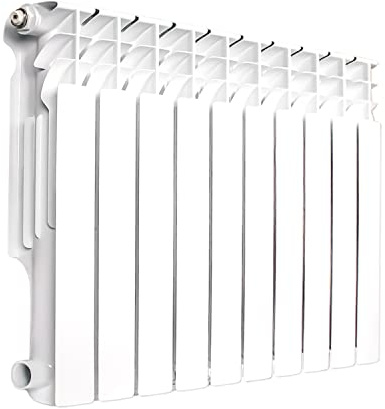 AB Wall-mounted Radiator Heater with 10 Panels, Light Weight Aluminum Hot Water Radiator for Kitchen, Bedroom and Greenhouse