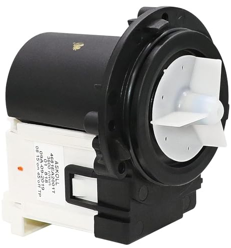 【2026 Upgraded 𝐎.𝐄.𝐌】4681EA2001T WM2455HW WM4370HWA WM3270CW WM3431HS WM3770HVA Washer Drain Pump ASKOLL Motor Replaces KenMore LG M3379-65468 Front load washer drain pump motor by Puxyblue