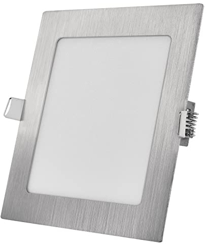 EMOS LED Panel 12,5 W, quadratische 1050 lm Einbauleuchte, Deckenleuchte 17 x 17 cm, extra flach, Einbautiefe 2,1 cm, 3 einstellbare Lichtfarben warmweiß-neutralweiß (3000-4000K), inkl. LED-Treiber