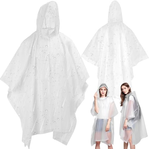 SoundZero Poncho de Lluvia Impermeable, Unisex EVA 3 en 1 Multifuncional Chubasquero Ligero Transpirable
