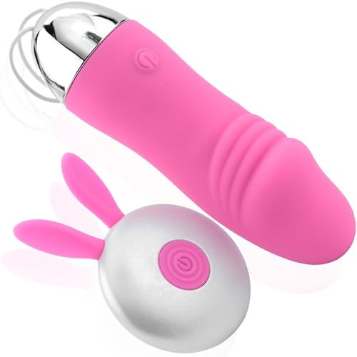 Vibratore con telecomando 11 cm ⌀3 cm 12 modalità di vibrazione uovo vibrante uovo vibrante con telecomando portatile rosa silicone mini vibratore per donne stimolatore clitorideo FOPS M68