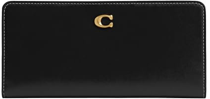 Coach Essential Slim Accessory-Reisebrieftasche für Damen, Schwarz, Einheitsgröße
