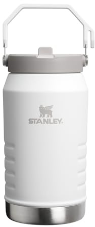 Stanley 1913 IceFlow Flip Straw 2.0 Jug 1.90L - 20 Hours Cold - 4 Days Iced - Leakproof - Stainless Steel Water Bottle with Straw - BPA Free - Dishwasher Safe - Gym Bottle - Frost