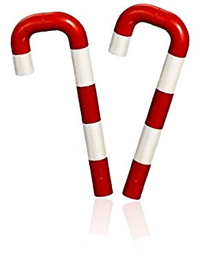 LEGO Holiday Xmas Accessory - Set of Two Candy Canes (Use as Tree Ornaments) 2019