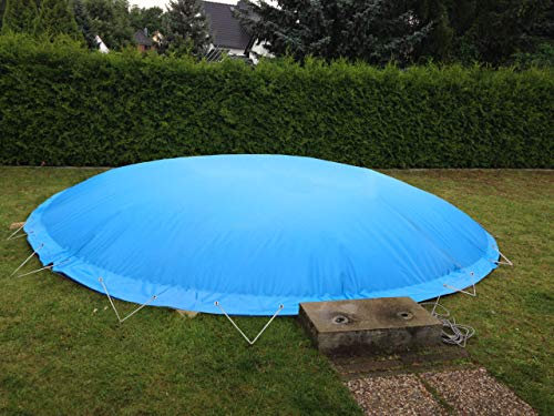 Aufblasbare Abdeckplane für Pool rund Ø 4,60 m, Farbe: blau, Air Cover, wasserdicht, reißfest