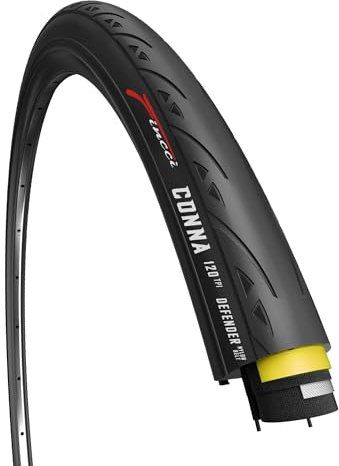 Fincci Conna Reifen 700x25c 25-622 Faltbar Rennradreifen 120TPI mit Pannenschutz für Rollentrainer Radrennen Mantel Straßenrennen Rennrad Tourenrad Race Fahrradreifen 700 x 25c