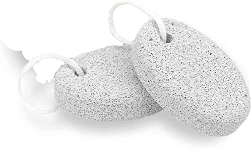 Natur Bimsstein 2 Stücke Bimsstein Fußpflege,Lavastein Fußpflege Hornhaut Harte Haut Entfernen für Füße und Hände,Fußpeeling Natürlicher Fuß Datei,Harte Haut Hornhautentferner Lava Pediküre Werkzeuge