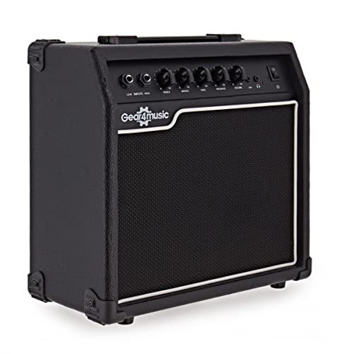 Gear4music Bassverstärker 20W Combo mit 3-Band EQ