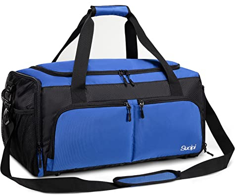 Sucipi Sporttasche Reisetasche Herren Sporttaschen mit Schuhfach & Nassfach Weekender Tasche Wasserdicht für Fitness Sport Training Reise als Gym Bag Schwimmtasche Strandtasche Saunatasche