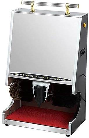 Electric Shoe Polisher, Home Automatic Shoe-Shine Machine, Electric Household Shoe Brush, for Large Hotels Commercial Buildings Villas Bank
