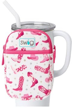 Swig Life Mega Mug Pouch with Strap & Phone Pocket, Let's Go Girls