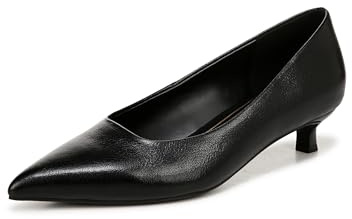 Naturalizer Women's Court Shoes - Natalia Pumps, Black Leather, UK 8, Wide Fit