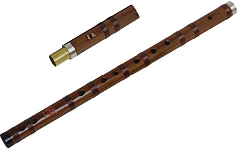 BESTonZON Flauta de Bambú Desmontable F Instrumento Musical Chino Portátil para Estudiantes Flauta Profesional de Estilo Antiguo para Practicar y