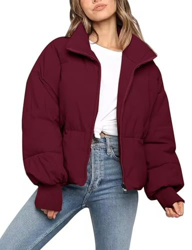 Flygo Women's Puffer Jacket winter puffer jacket (pack of 1)