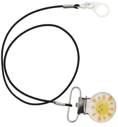 PRETYZOOM Cordón Antipérdida para Uso Cómodo y Seguro para Infantiles Clip de Acero Inoxidable Correa Protectora Anti-caída y Anti-sudor