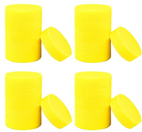 Stück Auto-polierwachs-schwammpads Hochdichter Runder Polierschwamm für Auto für Reinigungswerkzeuge für Fahrzeuge Im Freien