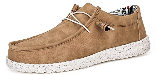 Letuwj Scarpe sportive estive Scarpe di tela Scarpe di stoffa Casual Scarpe di stoffa Scarpe da uomo di grandi dimensioni Scarpe da tavolo Casual Traspir, Marrone, 42 2/3 EU