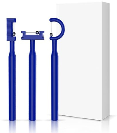 ANKROYU Ensemble De 3 Outils D'exercice De Pointe De Langue, Entraîneur De Latéralisation Des Lèvres De La Langue, Ensemble D'entraînement Musculaire Oral De Levage De Pointe De Langue PP