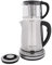 Donened - Wasserkocher Glas, 2,5L+1L, 1500W Leistungsstarker Elektrischer Wasserkocher, Elektrischer Wasserkocher mit Kleine Teekanne, Schnelles Aufheizen (Silber)