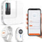 Daytech WiFi Tuya Intelligent Bracelet Alarme Personne Agee,Bouton Alarme Personne Agee,A Utiliser Lorsque Les Personnes âgées Ont Besoin d'aide (Blanc 2-1)