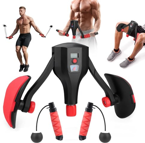 Allenatore per cosce e pavimento pelvico per uomini e donne con salto con corda senza fili, 10-60kg allenatore per gambe, prodotti per esercizi Kegel per la casa, allenamento per glutei, gambe e
