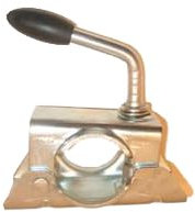 Heavy Duty Clamp Jockey Wheel, 48mm, Steel, Bolt-on or Weld-on Mount - 5215