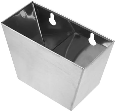 ROMISBABA Recogedor de Tapas de Cerveza de Acero Inoxidable Montado Pared con Drenaje Compacto y Portátil para Uso Interior y Exterior Abrebotellas Funcional para Bares y Terrazas