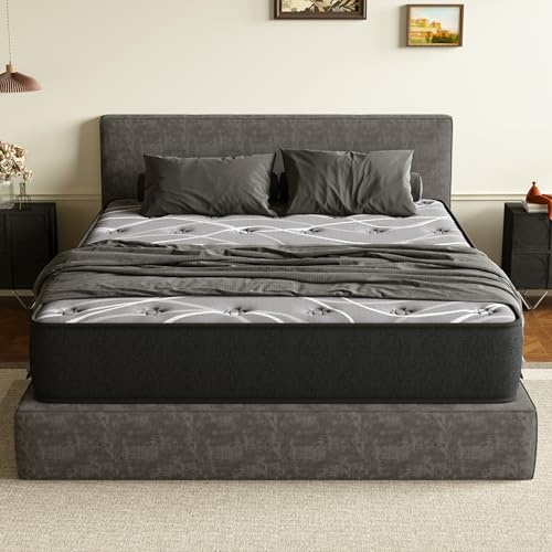 DEWINNER Colchon 90 x 190 | Espuma Viscoelástica Altura 25 cm | Confort Ergonómico y Transpirable | Ideal para Dormitorio Universitario, Apartamento o Cama Individual