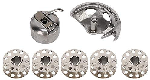 Bobbin Case, Bobbins Bobbin Case Shuttle Hook Set for Old Style Household Sewing Machine Parts Durable Replacement