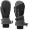 Caracaleap Skihandschuhe Herren Damen Fäustlinge Handschuhe Wasserdicht Winterhandschuhe für Skifahren Snowboard Wandern Fahrradhandschuhe Grau M-L