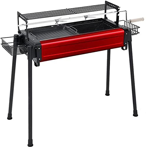 Estufa de carbón para Barbacoa, Barbacoa de Viaje, portátil, Vertical, de sobremesa, para jardín, Barbacoa de Exterior, Parrilla de carbón